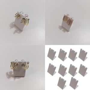 แพ็ค10ดีไซน์ที่แขวนต่างหูอะคริลิคที่ทันสมัยสำหรับนักสะสมและช่างฝีมือใช้ในชีวิตประจำวันแบบสบายๆ