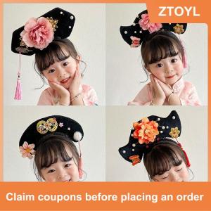 【ZTOYL】 Cổ điển Hanfu sườn xám phụ kiện Hoop tóc Tòa Án Hoàng Gia Cổ Đại Nữ Hoàng công chúa Headband headdress