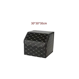 🌷ถูกสุด🌷 กล่องเก็บของหลังรถ 30*30*55cm กล่องเก็บของในรถยนต์ กล่องอเนกประสงค์ ท้ายรถ กันน้ำแบบพับได้ แบบมัลติฟังก์ชั่น