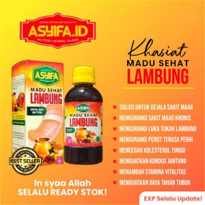 PROMO Madu Sehat Lambung Asyifa 280gr - Ampuh Atasi Maag / GERD Herbal Alami 100% Obat Maag Alami