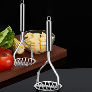 Stainless Steel Potato Mud Press Kitchen Tools Household Complementary Food Masher Potato Press