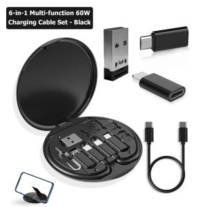 Emporium: Multifunctional 60W USB Data Cable Fast Charge Line Storage Box Removal Pin Set Electronic Gadgets