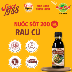Nước Sốt Xào Rau Củ Chay Ngon Hùng Phát Dành Cho Các Món Xào Chai 200ml