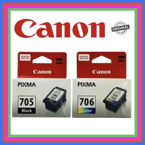 Canon Pixma Cartridge For Canon Pixma P200 (PG-705 Black / CL-706 Tri-color / PG 705 / CL 706)