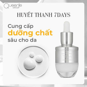 Serum Huyết thanh dưỡng da 7 ngày Queenie skin dung tích 50ml giúp trẻ hóa làng da căng bóng đàn hồi nuôi dưỡng sâu bên trong giúp da trắng hồng loại bỏ đồi mồi - Mỹ phẩm Thanh Hằng