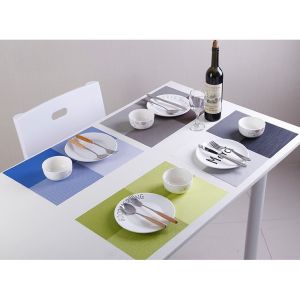 Tấm Lót Bàn Ăn Miếng Lót Bàn Ăn Sang Trọng Loại Dày Nhựa PVC Chống Thấm Cách Nhiệt Cao Cấp
