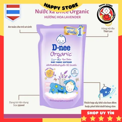 Nước xả vải Dnee cho bé 550ml dành cho trẻ sơ sinh và trẻ nhỏ mùi thơm tự nhiên lưu hương lâu A227