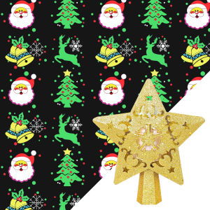 Christmas Tree Topper Star Led Light Glitter Star Tree Topper Adjustable Rotating Magic Projector Christmas Decorations for Home