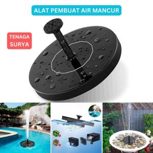 COD T-Nice Air Mancur Kolam Tenaga Surya Solar Water Fountain / air mancur tanpa listrik / air mancur kolam ikan / alat pembuat air mancur / air mancur tenaga surya besar / air mancur tenaga matahari / pompa air mancur tenaga surya matahari tanpa listrik