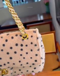 26a jennie The same style of high-end handmade polka dot shoulder bag with a touch of luxury and a light luxury chain for women a trendy bag