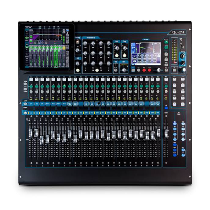 Mixer Allen Heath QU24 Original Digital Mixing AllenHeath QU 24 Ch