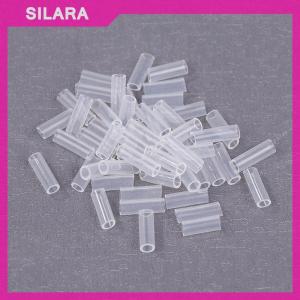 SILARA 50Pcs Bead Chain Anti-lost Cover Pendant Acrylic Card Chain Falling Off Key Ring Protective Cover To Prevent Falling Bead Chain