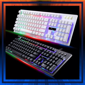 Keyboard Gaming Kabel Mechanical Leopard G20 RGBLED Keyboard Eksternal Untuk Komputer - Keyboard Leopard G20 Gaming High Quality - Aksesoris Gamers Komputer Laptop