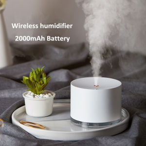 780ml Wireless Air Humidifier 2000mAh Battery Rechargeable Humidificador Aromatherapy Portable Diffuser Air Purifier Mist Maker