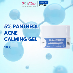 J-GLOW 5% Panthenol Acne Calming Gel untuk Meredakan Kemerahan Iritasi pada Wajah - 10 g