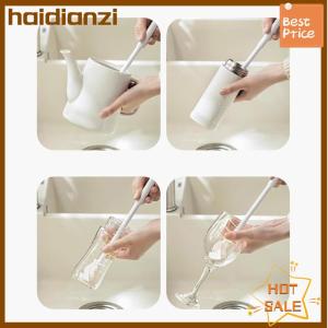 haidianzi Cup Cleaning Brush Long Handle Bottle Cleaning Silicone Milk Bottle Wine Cups Cleaner Household Coffee Mug TeaPot Brush
