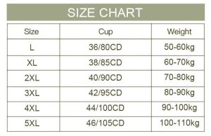 Women‘s zip front closure plus size bra