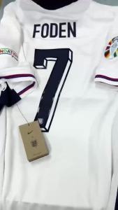 2024-25 England National Team European Cup Home Kids Football Jersey Harry Kane Jack Grealish Phil Foden & Jude Bellingham World Cup Soccer Jersey Boys and Girls Children Football Uniform Short-sleeve T-shirt Shorts Sets with Socks School Club Customized