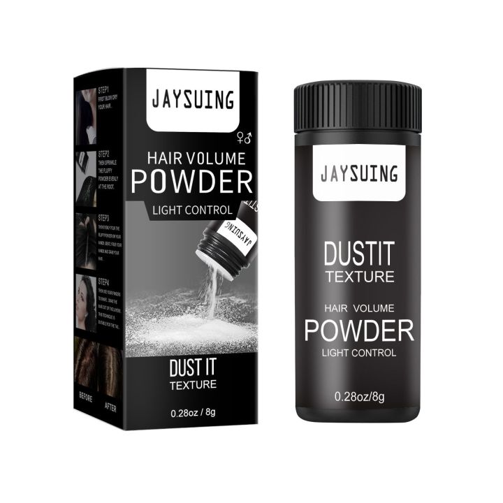 Jaysuing Hair Volume Powder Fluffy Hair Powder Modeling Hair Volumizing Mattifying Powder Fiber 1161