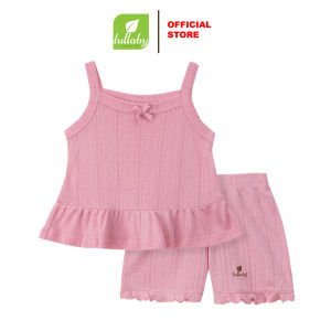 LULLABY - Bộ 2 dây bé gái bamboo cotton - NH301N