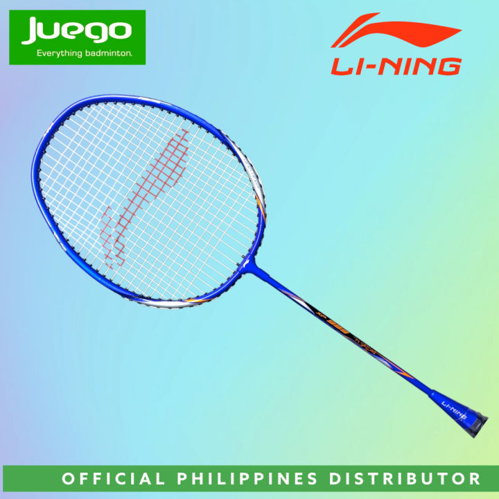Lining Blue Racket Li-Ning Badminton AYPQ 238 5 XP 999 STRUNG Badminton Racquets Blue ...