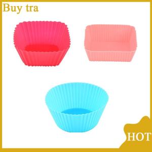 [Buytra] 3Pcs Bento Divider Cup Easy Clean Mould Reusable Cake Mold Dessert Sushi Separate Storage Accessories Food Lunch Box Liner