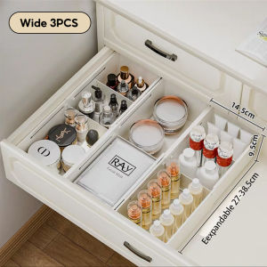Bincoo Separation Telescopic Box Adjustable Drawer Storage Box Multifunctional Storage Box with Dividers
