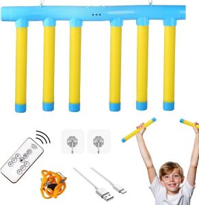 OSSDE Catching Sticks Games Reaction Hand Speed Challenge Game Adjustable 3 Speed Falling Sticks