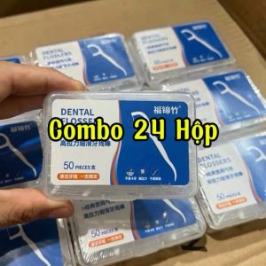 Combo 30 Hộp 1500 CHIẾC Tăm Chỉ Làm Sạch Kẽ RăngTăm Chỉ Nha Khoa Vệ Sinh Răng Miệng Cao Cấp