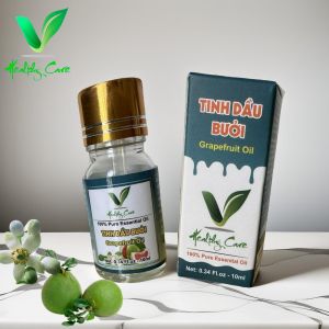 Tinh dầu Bưởi nguyên chất 100% từ thiên nhiên tác dụng như kích thích mọc tóc giảm rụng tóc giảm gàu giảm căng thẳng tăng cường sự tập trung khử mùi và thanh lọc không khí ... (Sản phẩm của Vhealthycare - Duy Nhat Tay Nguyen)