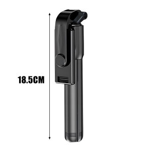 📸Ramadan👀Giá đỡ ba chân gậy selfie màn trập từ xa Bluetooth không dây với giá đỡ có thể gập lại đèn LED ánh sáng phụ cho điện thoại thông minh cho người giữ video Youtube tiktok