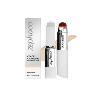 ZEPHOCO 2-in-1 Color Changing Foundation Stick - Lightweight Hydrating & Long-Lasting