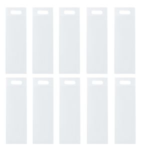 SWEET 10Pcs ของใช้ในครัวเรือน ถุงเก็บร่ม กันน้ำกันน้ำได้ แบบพกพาได้ ปลอกร่มแขน ใช้งานได้จริง โปร่งแสงโปร่งแสง ผ้าคลุมร่มเปียก การเดินทางการเดินทาง