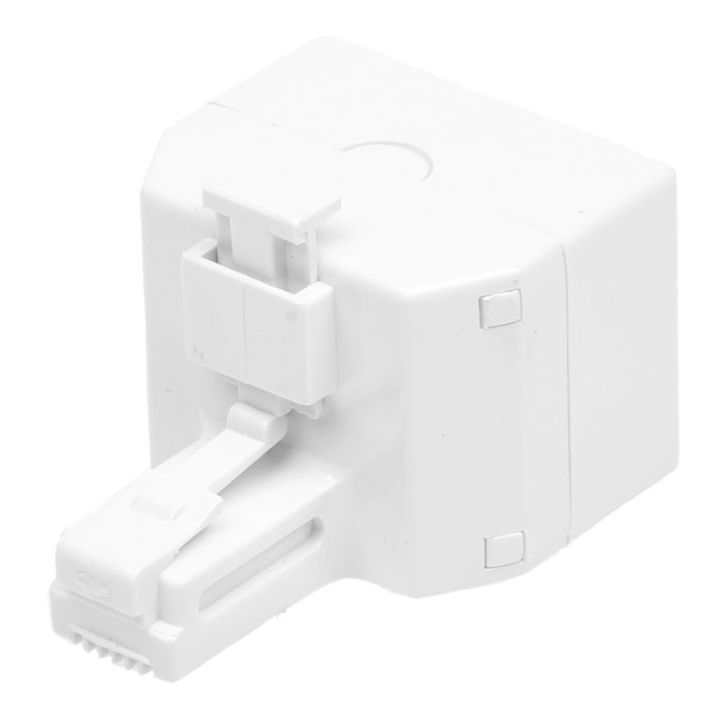 Presa A Muro Per Telefono Leviton 40257-w - Connettore 6P4C Con Morsetti A Vite - Colore Bianco - Ideale Per Sistemi Residenziali
