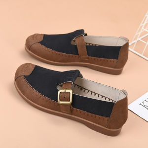 Free Shipping Spring And Autumn New Style WomenS Canvas Shoes Fashionable And Versatile Comfortable With Soft Soles Slip-On Style Perfect For Moms
