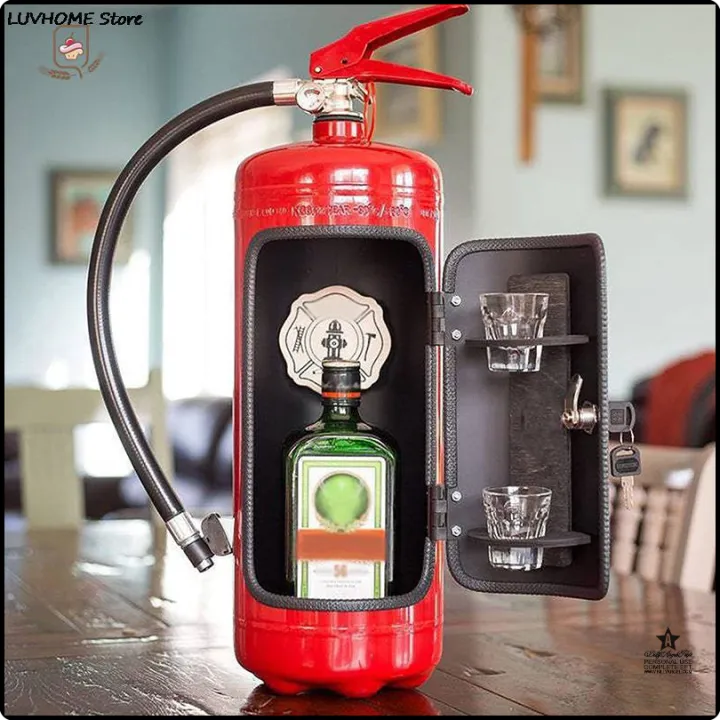 [iejin] Mini Bar Wine Cabinet Fire Extinguisher Shape Wine Cabinet ...