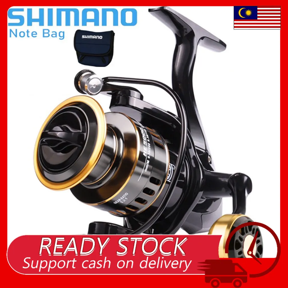 Sequin SHIMANO Malaysia Ready Stock Fishing Reel Mesin Pancing Metal Spinning  Wheel Fishing Rod Reel Pancing(Not original)