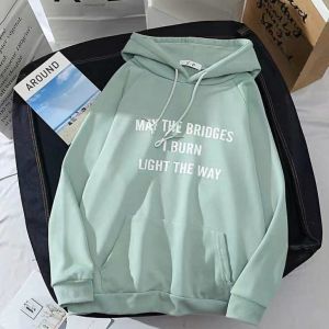 Hoodie Wanita Mint Light The Way L XL XXL 2XL: Pilihan Terbaik untuk Fashion Wanita