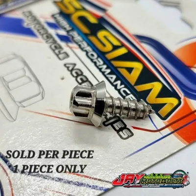 SC SIAM CNC GEAR 5X15 SCREW BODYBOLTS FOR MIO/NMAX/AEROX/SNIPER (PER PIECE)