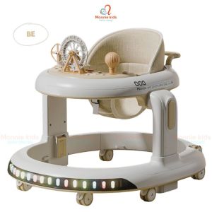 Xe tập đi Honper 3in1 có nhạc và đèn cho bé 6M+ xe tập đứng thiết kế xoay tròn 360 độ - Monnie Kids