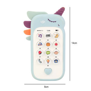 Baby Toys Mobile Phone Educational Story Machine Cartoon Simulation Mobile Phone With Music Light