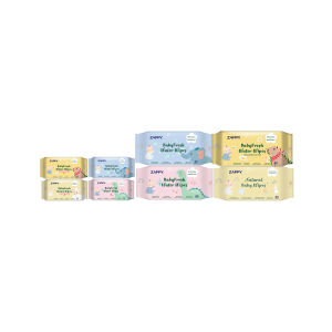 Zappy Babyfresh Water Wet Wipes 80 Sheets 99% Pure Water Wipes Resealable