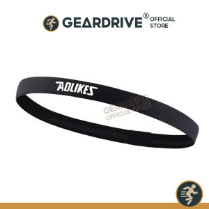 GEAEDRIVE 1Pcs Nylon Elastic Head Sweatband Non-slip For Men Women Yoga Hair Bands Running Sweat Bands Fitness Headband