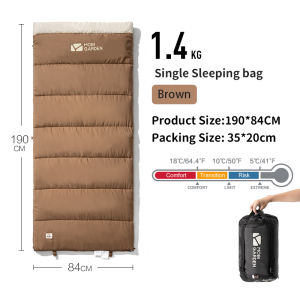 MOBI GARDEN Camping Sleeping Bag Portable Travel Outdoor Hiking Warm Comfortable