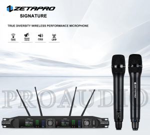 Mic Wireless Zetapro Signature 2 Handle Handheld Original Signature + Hardcase