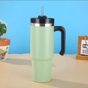 20oz/30oz Stainless Steel Thermos Mug With Straw Car Insulated Cup Tumbler for Outdoor Sports Keeps Cold and Heat Thermal Mug2026