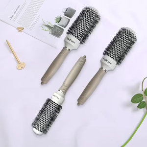Portable Round Hair Brush for Blow DryingCurlingand Styling Round Barrels Hair Brush Ceramic & Ion Tech Hair Brush
