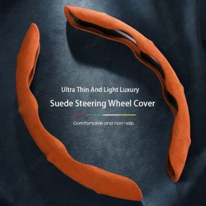 [Limited Time Offer] Kia High-grade Suede Steering Wheel Cover Car Decorations Accessories for Sonet Niro Hybrid Cerato Stonic Rio Sportage Morning Seltos K2 K3 K5