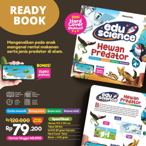 Buku Eduscience Hewan Predator Ziyadbooks Official Edukasi Anak Bergambar 3 4 5 Tahun