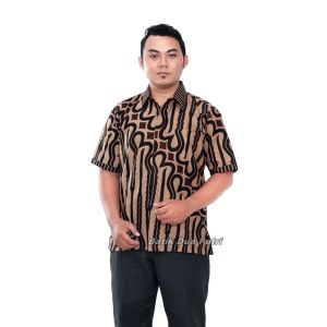 Batik Wanita Atasan Blouse Modern 2 Pilihan Lengan Pendek Dan 7/8